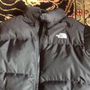 Boys north face down jacket